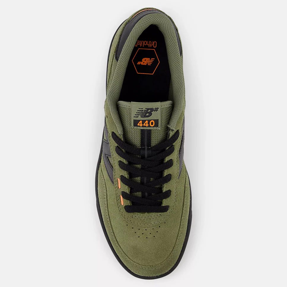 New Balance Numeric 440 V2 Dark Olivine Shoes - Image 4