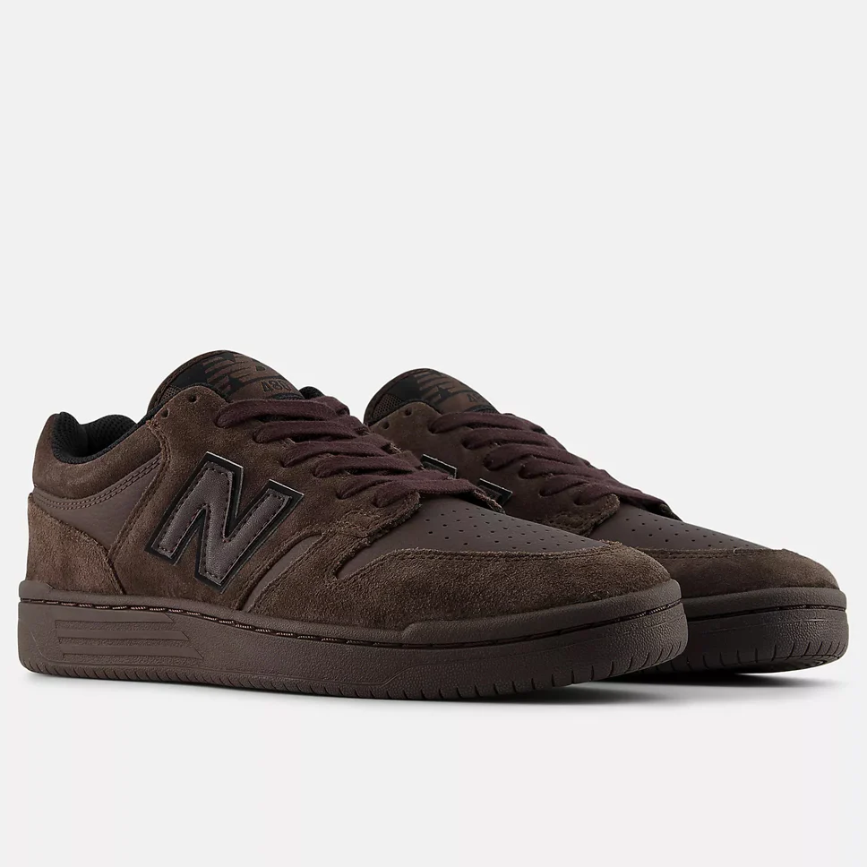 New Balance Numeric 480 Chocolate Shoes - Image 5