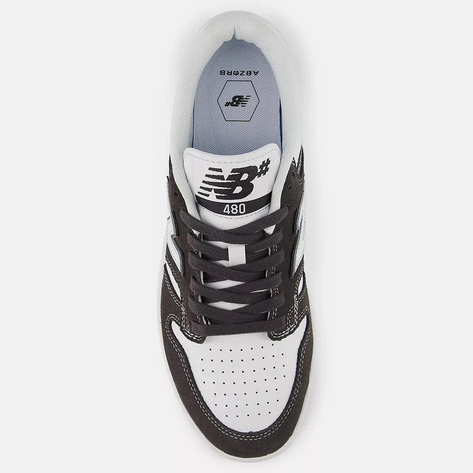 New Balance Numeric 480 Black Cement White Shoes - Image 3