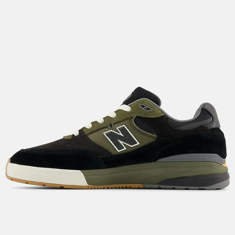 New Balance Numeric Andrew Reynolds 933 Black Olive Shoes - Image 3