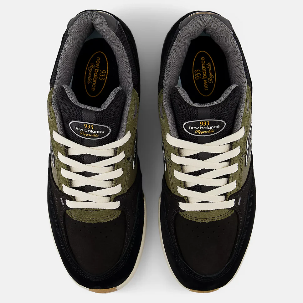 New Balance Numeric Andrew Reynolds 933 Black Olive Shoes - Image 4