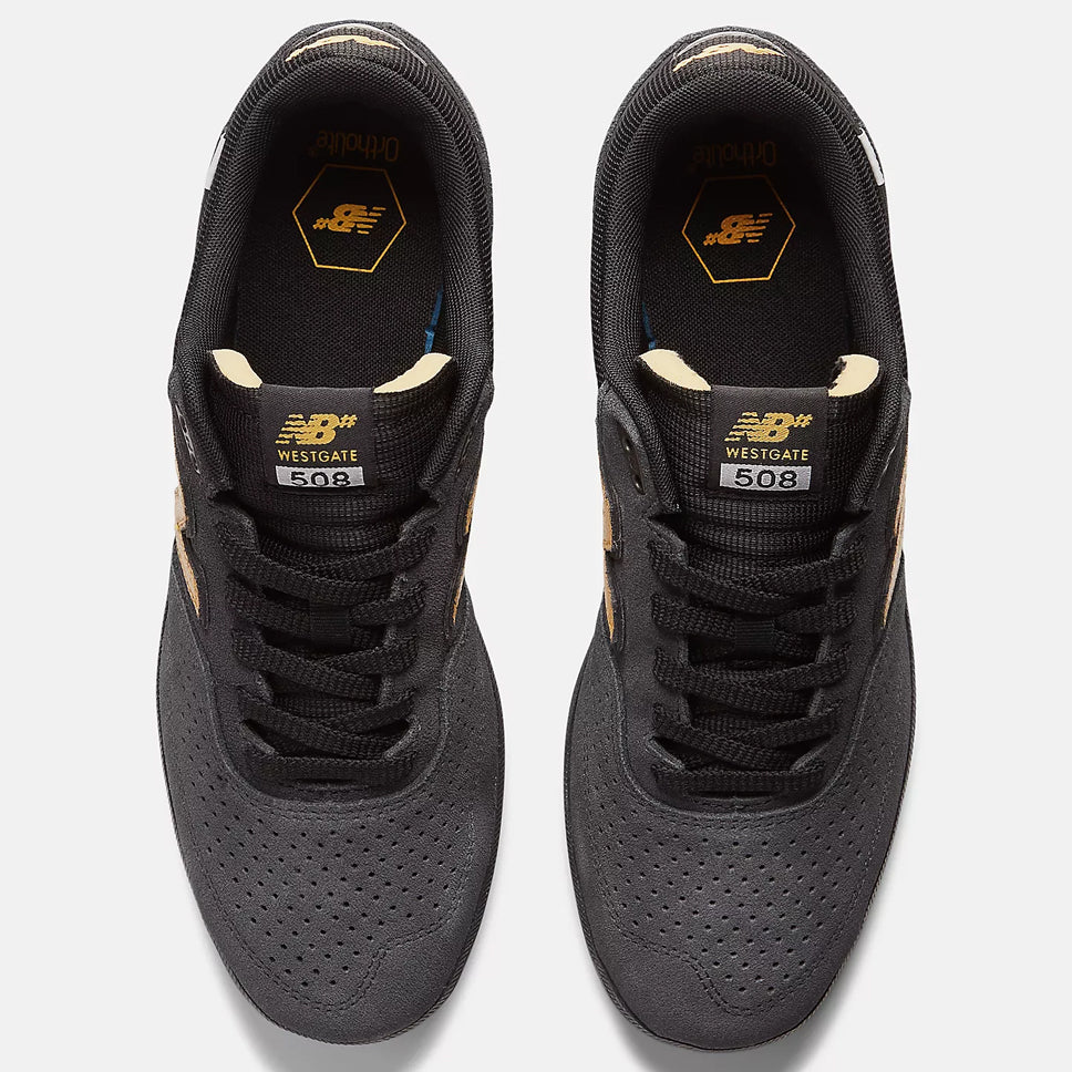 New Balance Numeric Brandon Westgate 508 Phantom Yellow Shoes - Image 4