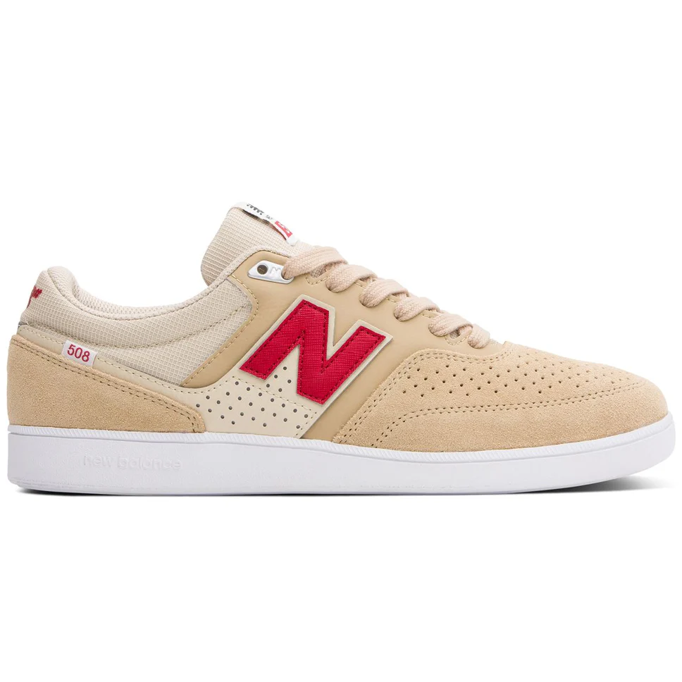 New Balance Numeric Brandon Westgate 508 Tan Red Shoes