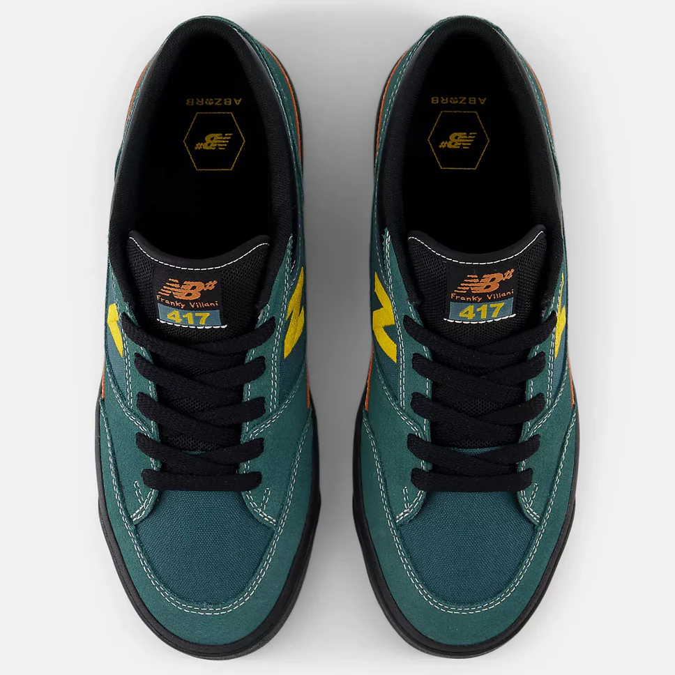 New Balance Numeric Franky Villani 417 Low Spruce Shoes - Image 4