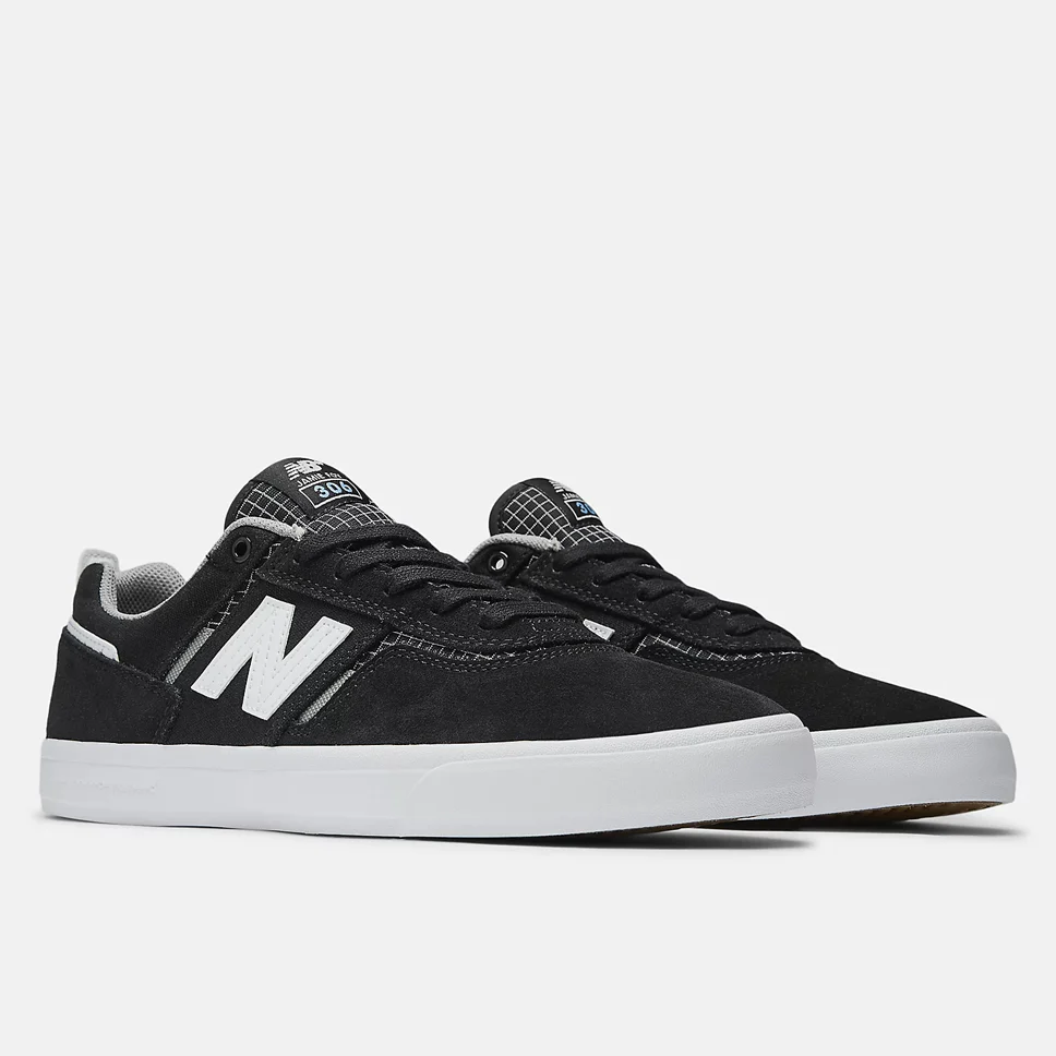 New Balance Numeric Jamie Foy 306 Black White Graphic Shoes - Image 2