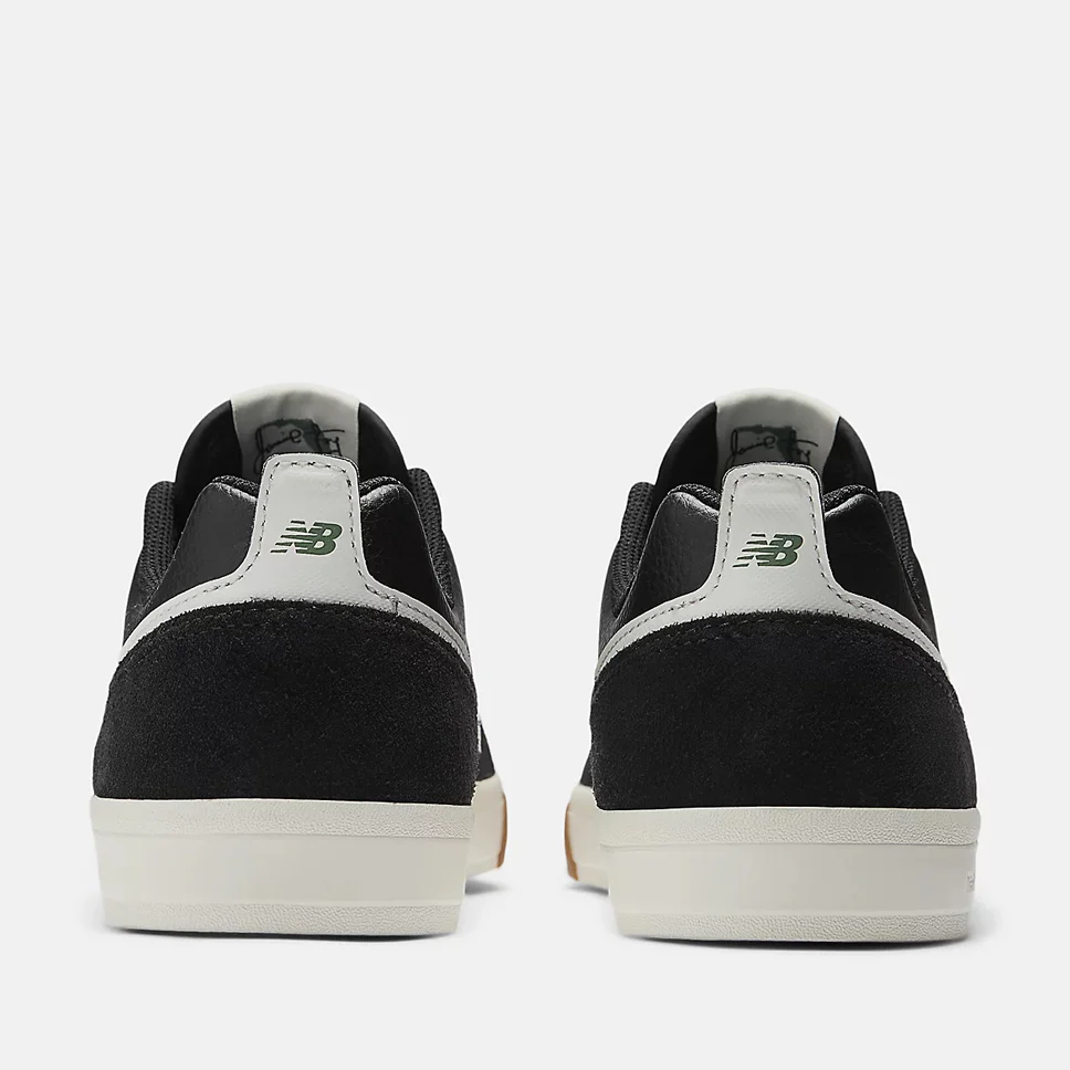 New Balance Numeric Jamie Foy 306 Black White Gum Shoes - Image 2