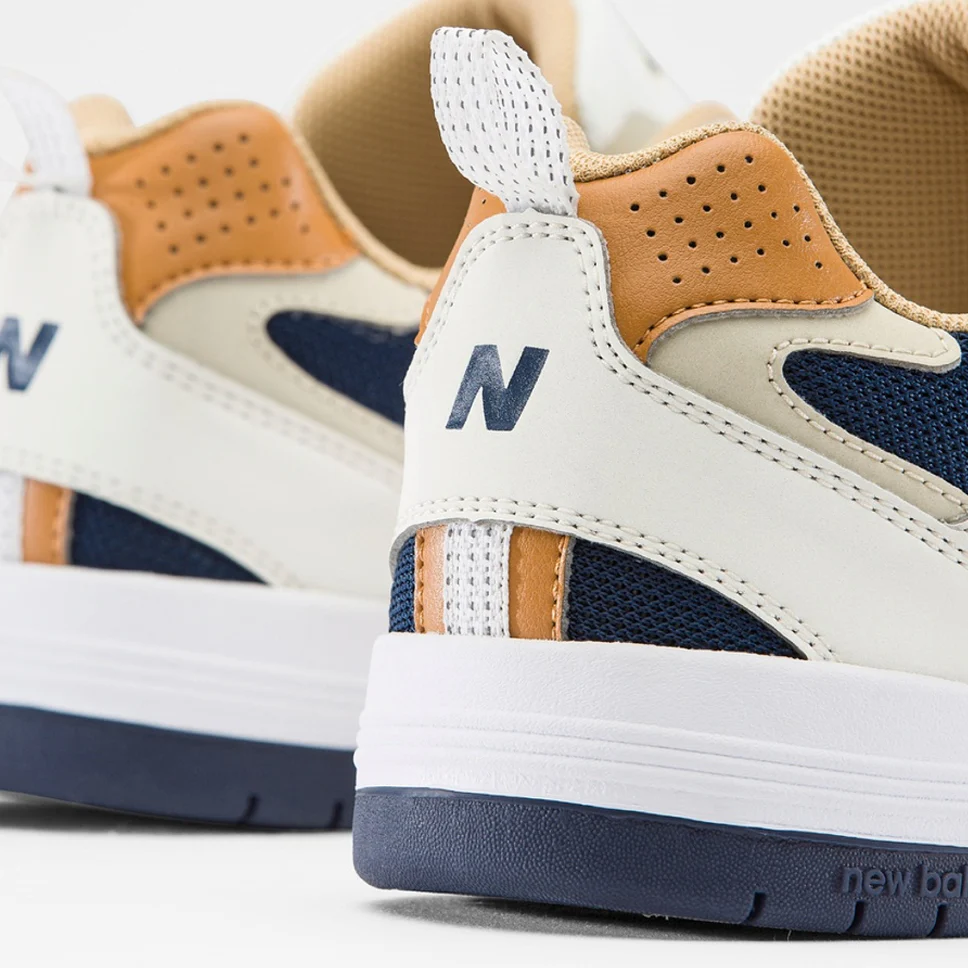 New Balance Numeric Tiago 808 Lite Sea Salt Navy Shoes - Image 2