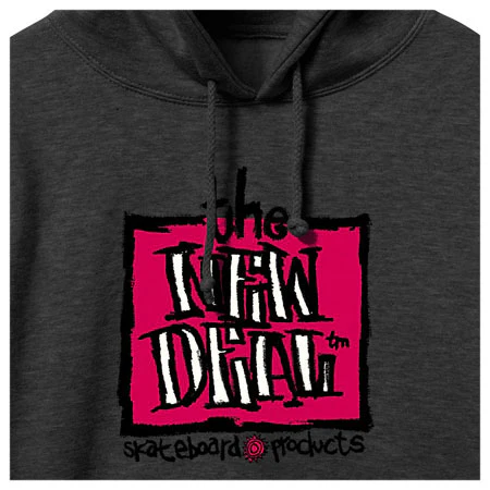 New Deal Skateboards Original Napkin Logo Hooded Sweatshirt - Image 2