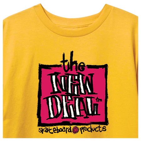 New Deal Skateboards Original Napkin Logo T Shirt - Image 3
