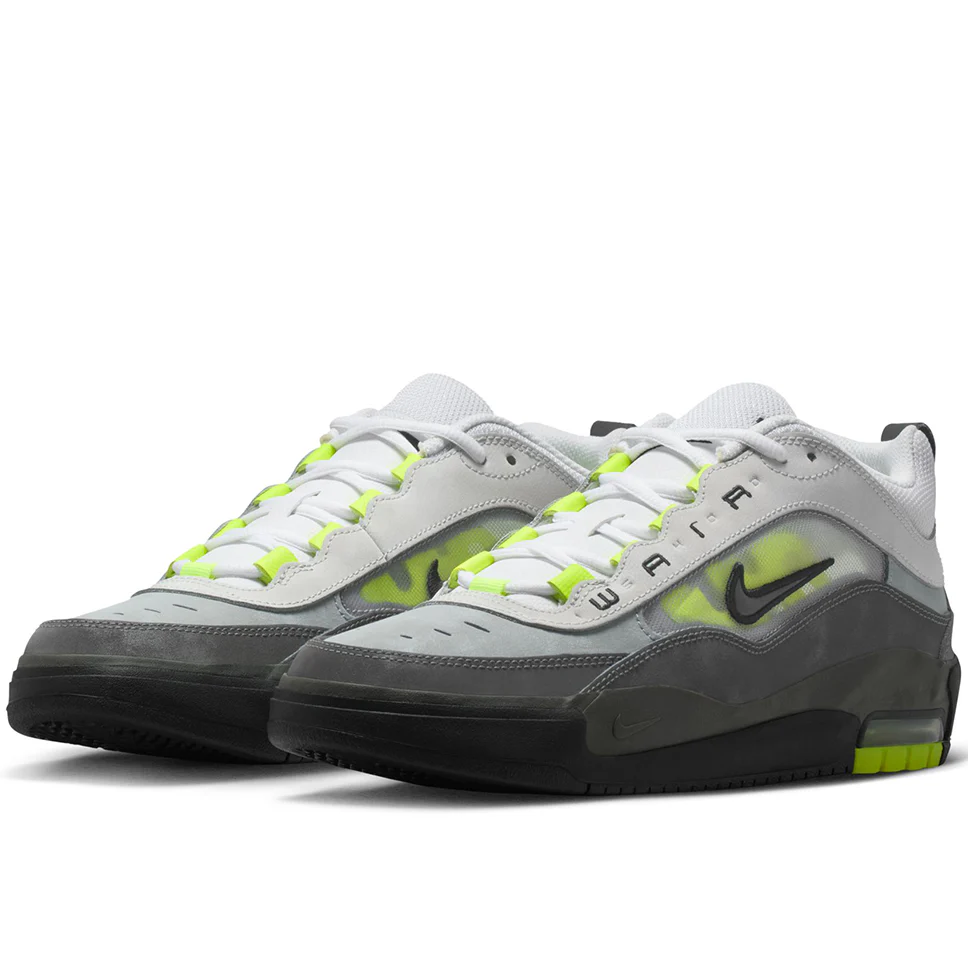 Nike SB Air Max Ishod Black Neon Shoes - Image 3