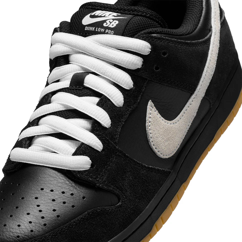 Nike SB Dunk Low Pro Black White Shoes - Image 6