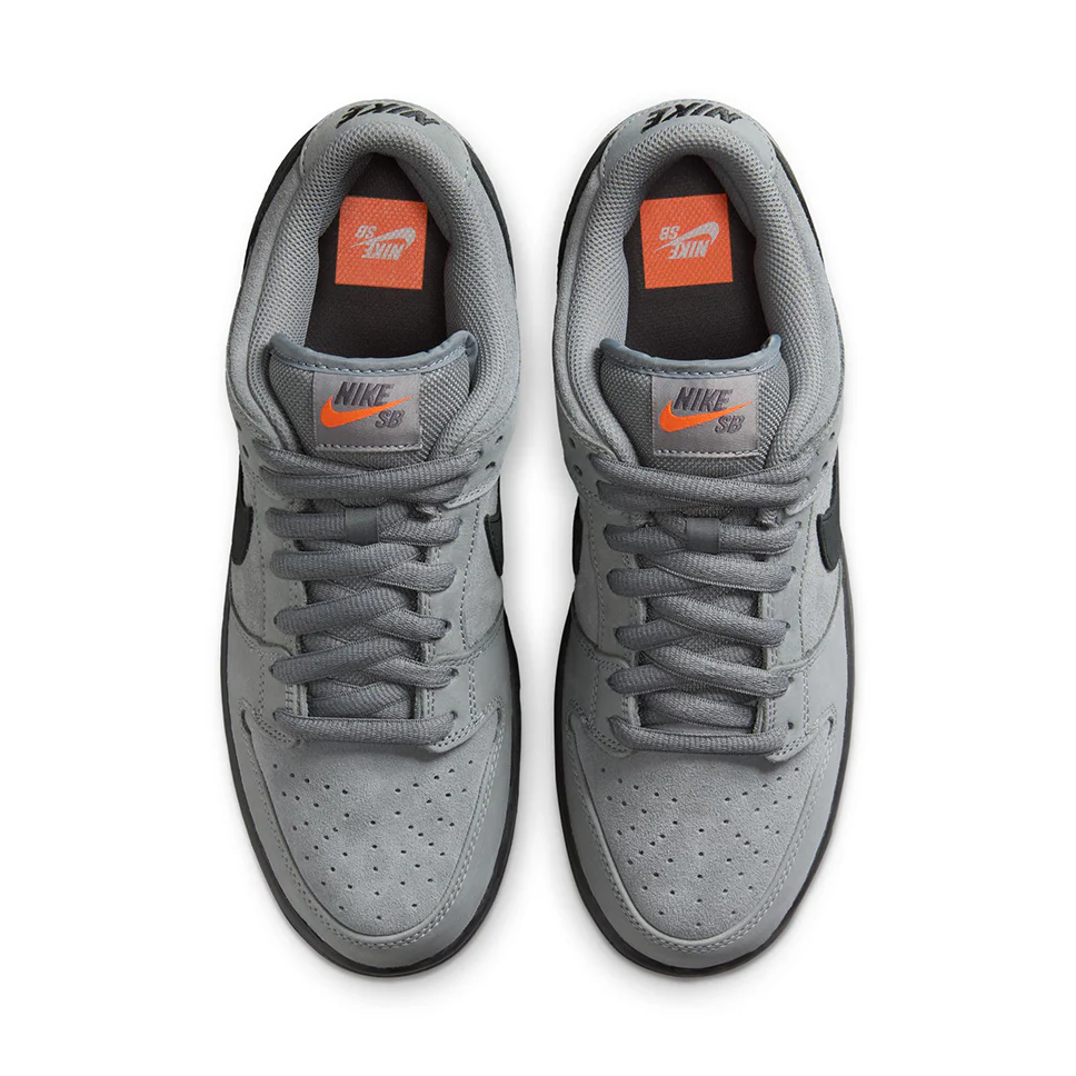 Nike SB Dunk Low Pro Cool Grey Orange Label Shoes - Image 4