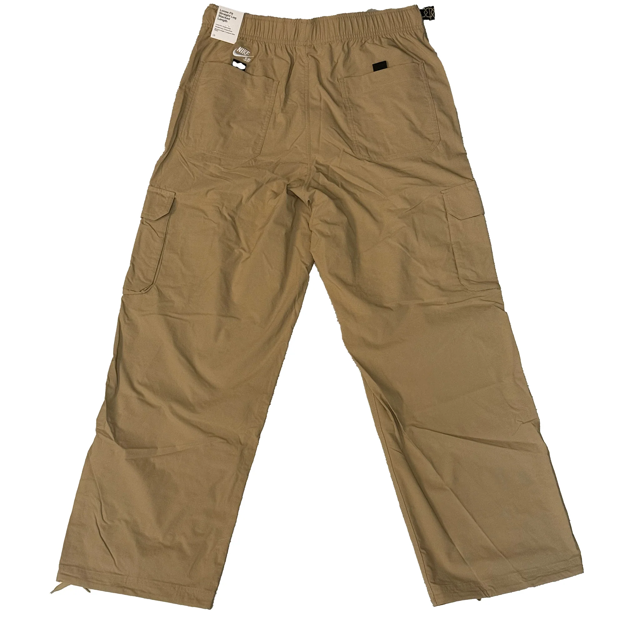 Nike SB Elastic Waist Kearny Cargo Skate Parachute Beige Pants - Image 2