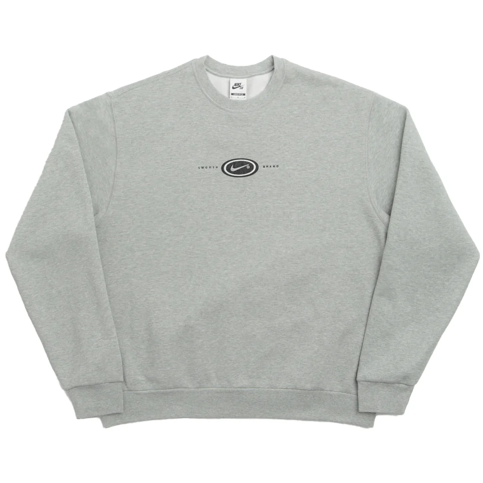 Nike SB Eric Koston Fleece Skate Crew Dark Grey Heather Sweater
