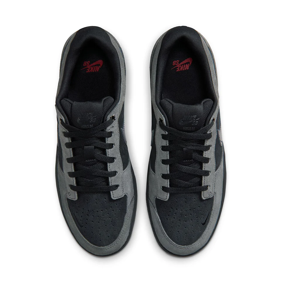 Nike SB Force 58 Black Metallic Dark Grey Shoes - Image 4