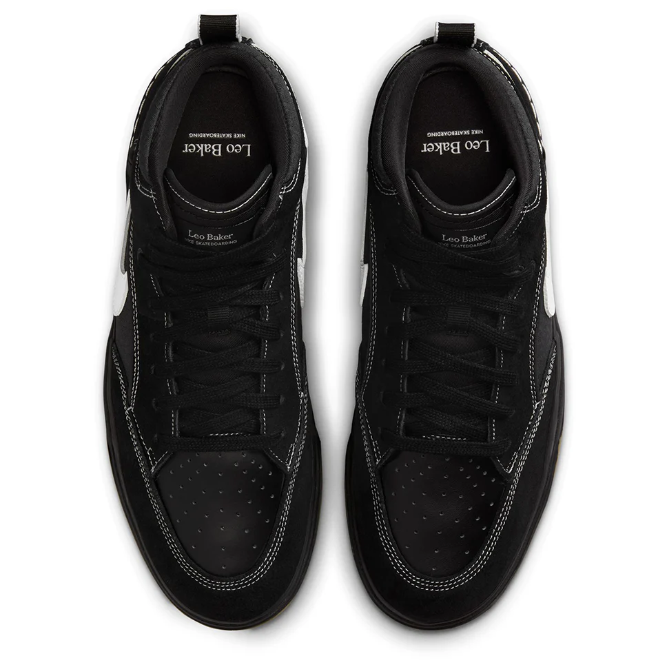 Nike SB React Leo Black White Shoes - Image 4