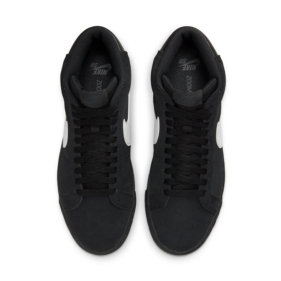 Nike SB Zoom Blazer Mid Black White Black Shoes - Image 3