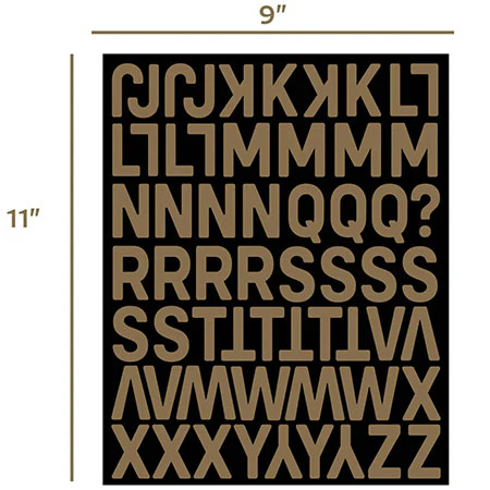 Pepper Alphanumeric Custom Griptape Kit - Image 4