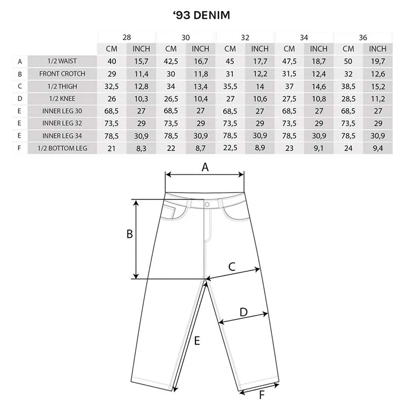 Polar Skateboards 93 Denim Pants - Image 5
