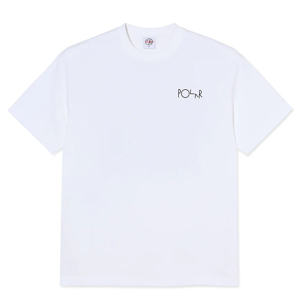 Polar Skateboards Fill Logo Roses T Shirt - Image 2