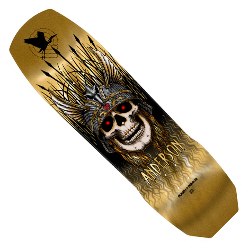 Powell Peralta Andy Anderson Gold Foil Pro Heron 3 7-Ply Maple Deck
