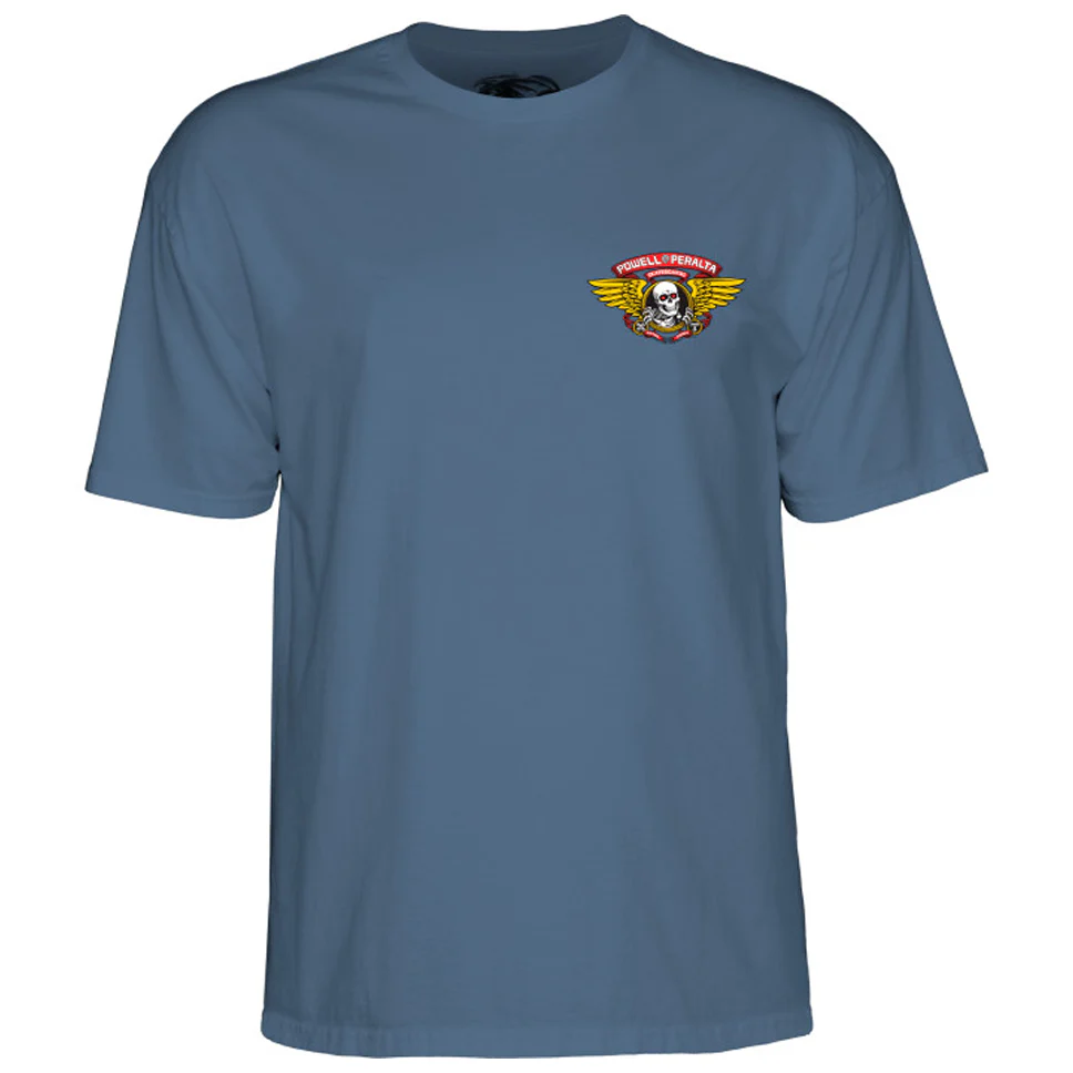 Powell Peralta Winged Ripper Indigo T Shirt - Image 2