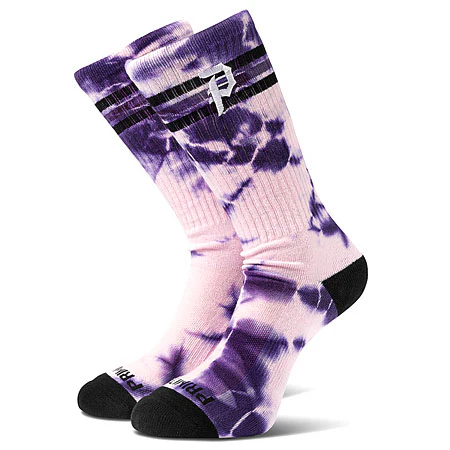 Primitive Skateboarding Dirty P Washed Ringer Crew Sock