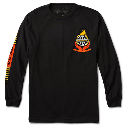 Primitive Skateboarding Fuel Long Sleeve T Shirt - Image 2
