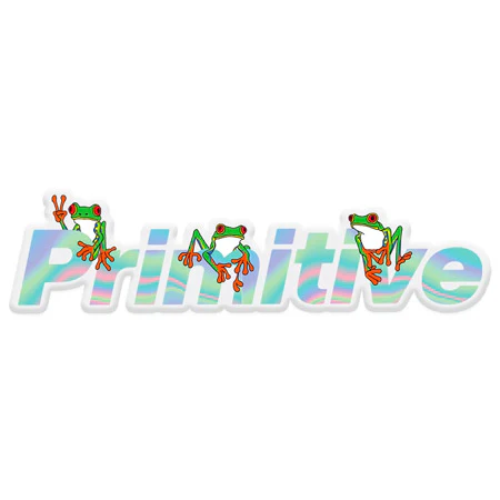 Primitive Skateboarding Gamma Sticker