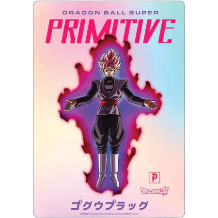 Primitive Skateboarding Primitive x Dragon Ball Z Goku Black Rose Sticker