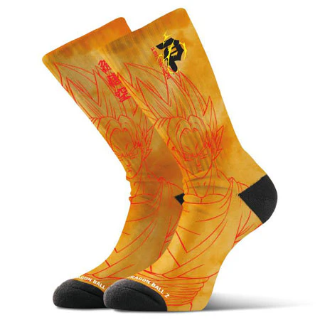 Primitive Skateboarding Primitive x Dragonball Z Saiyan Goku Socks