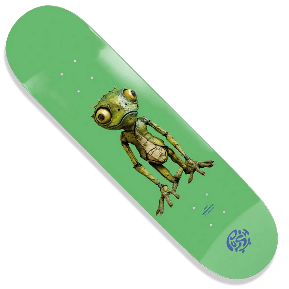 Push Lizard Guy FP Incomplete Complete Skateboards - Image 2
