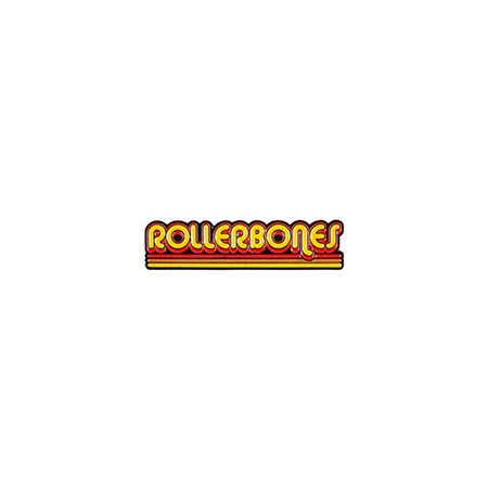 Rollerbones Retro Script Lapel Pin