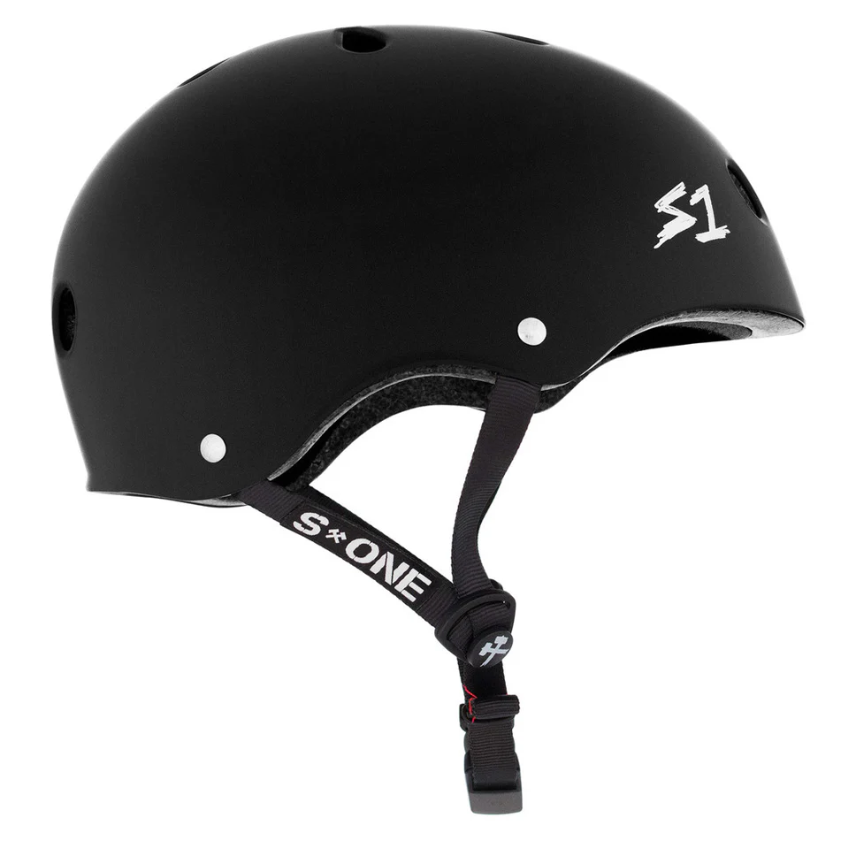 S One Mega Lifer Black Matte Helmet - Image 2