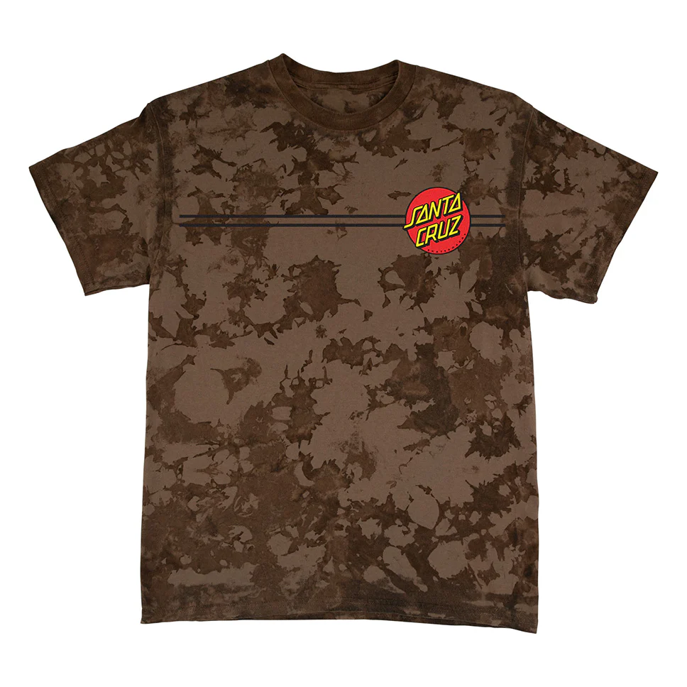 Santa Cruz Classic Dot Iced Brown T Shirt - Image 2