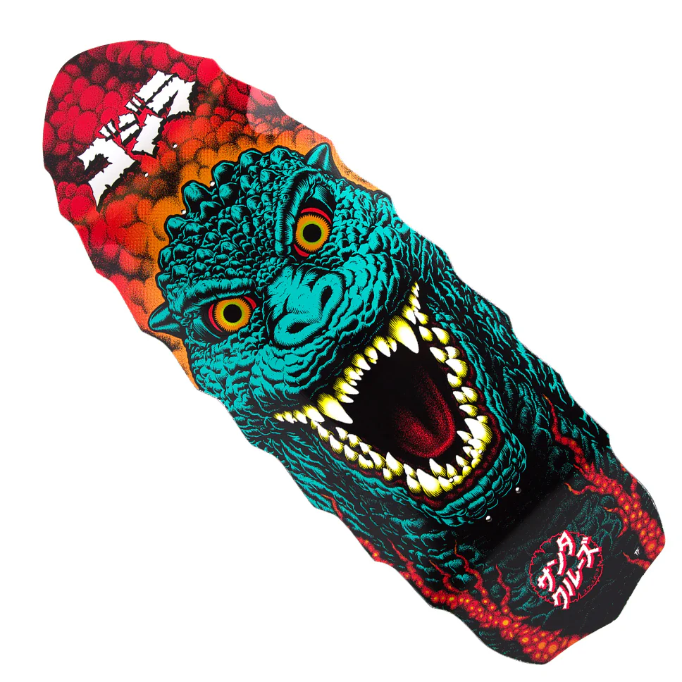 Santa Cruz Godzilla Destroyer Shaped Deck