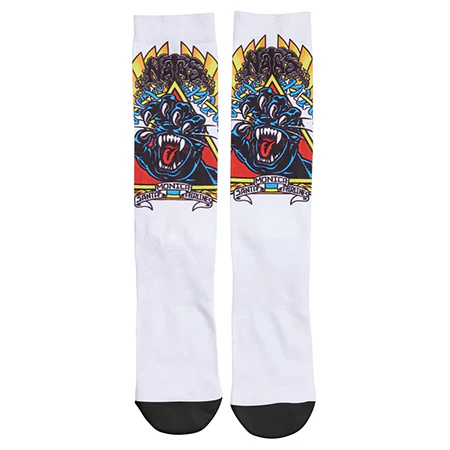 Santa Cruz Natas Screaming Panther Dress Crew Socks