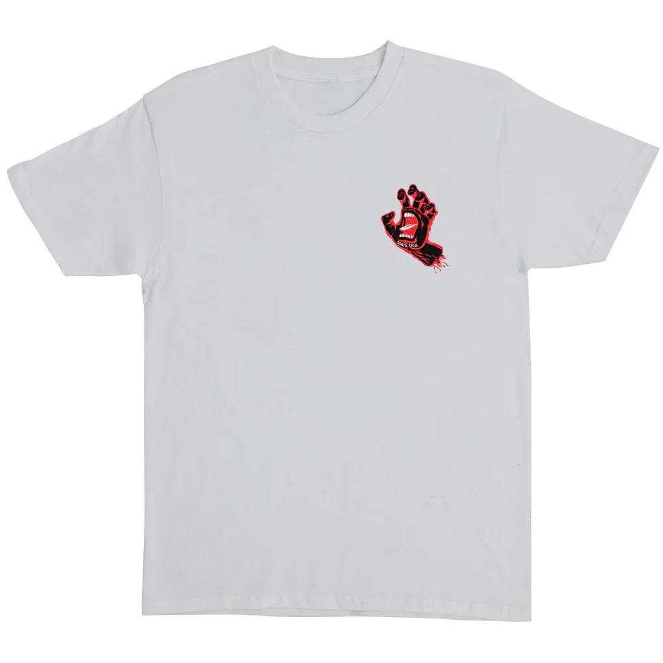 Santa Cruz Screaming Hand Ash T Shirt