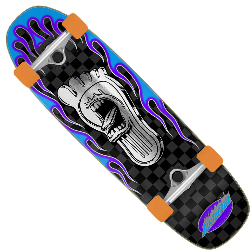 Santa Cruz Screaming Lead Foot Cruiser Complete Skateboard
