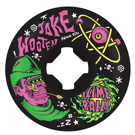 Santa Cruz Slime Balls Jake Wooten Fever Dream Vomit Mini 97a Wheels