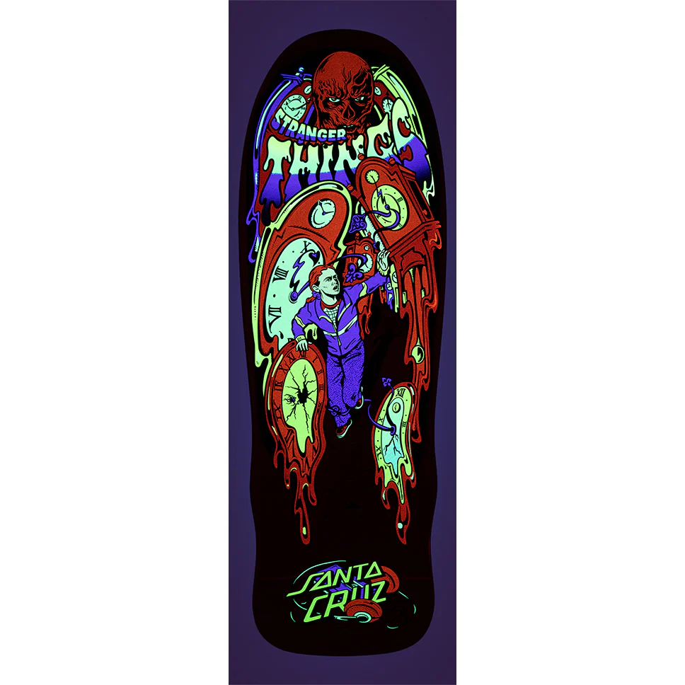 Santa Cruz Stranger Things Grabke Max Melting Clock Deck - Image 2