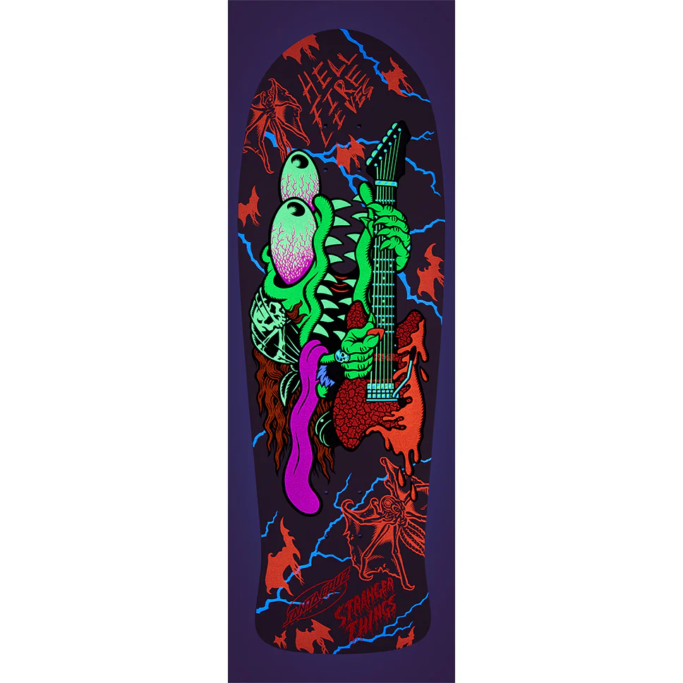Santa Cruz Stranger Things Meek Slasher Eddie Reveal Deck - Image 2