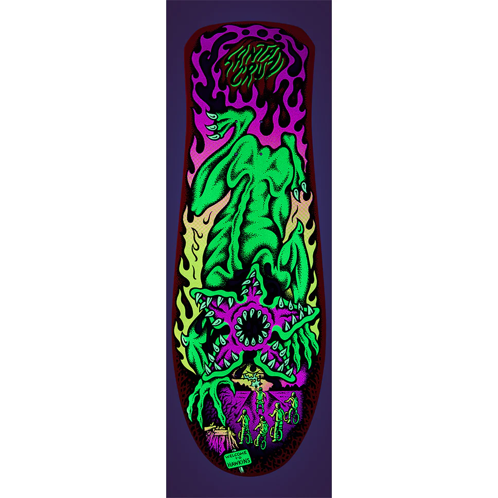 Santa Cruz Stranger Things Salba Demogorgon Shaped Deck - Image 2