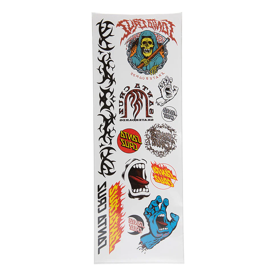 Santa Cruz Tatted Temporary Tattoo Set - Image 2