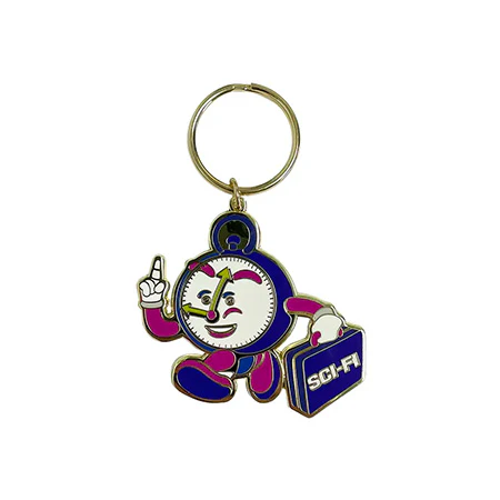 Sci-Fi Fantasy Time Travel Keychain
