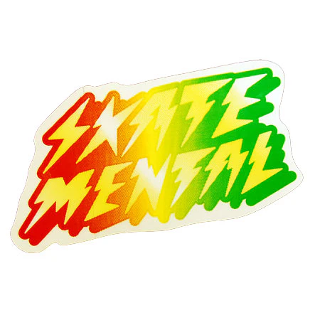 Skate Mental Bolts Shine Sticker - Image 2