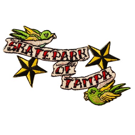 Skatepark of Tampa Banner Birds 4 Patch