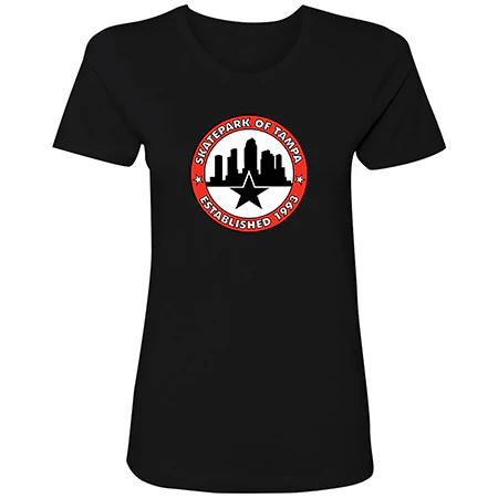 Skatepark of Tampa Circle City Basic Ladies T Shirt - Image 2