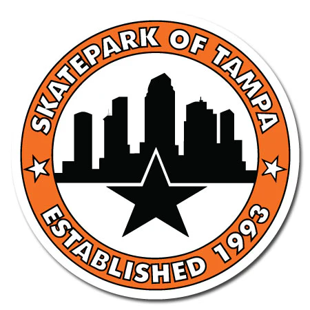 Skatepark of Tampa Circle City Logo 3 Sticker - Image 10