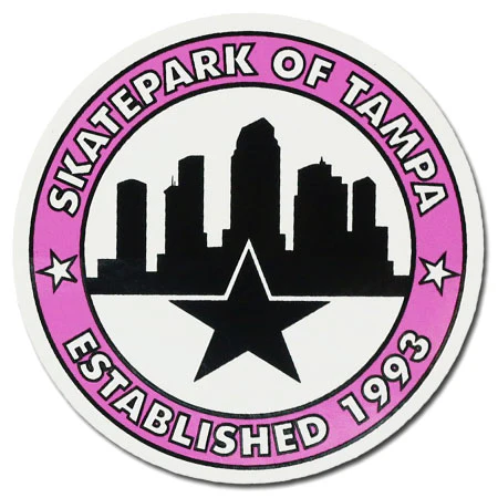 Skatepark of Tampa Circle City Logo 3 Sticker - Image 11